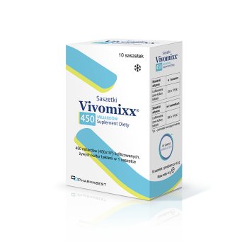 Vivomixx Saszetki 450 milardów, proszek do sporządzania zawiesiny doustnej, 10 saszetek