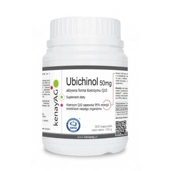 Ubichinol - Koenzym Q10 50 mg (300 kapsułek) - najnowsza technologia