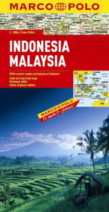 MP Mapa  Indonezja / Malezja