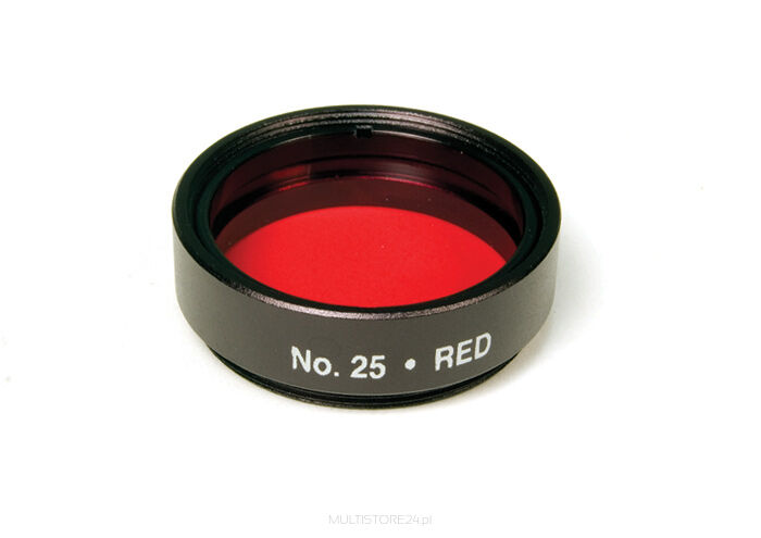 Filtr optyczny #25 (czerwony) 1,25\