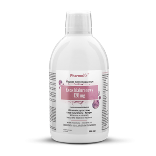 Kwas hialuronowy 120 mg Zaawansowana formuła płyn 500 ml Pharmovit