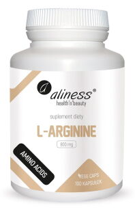 L-Arginine 800 mg x 100 Vege caps  Aliness