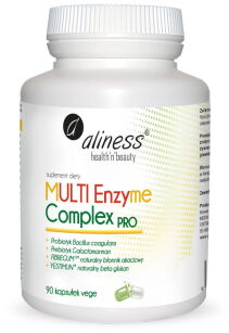 MULTI Enzyme Complex PRO x 90 VEGE CAPS  -  Aliness