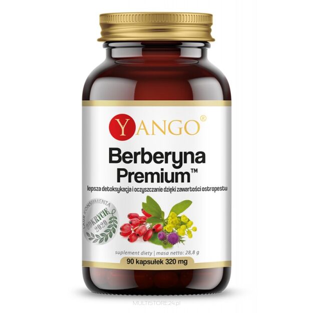 Berberyna Premium™ - 90 kapsułek.YANGO