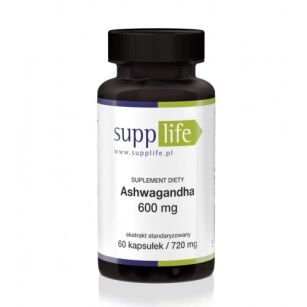 Supplife - Ashwagandha 600 mg - 60 kapsułek
