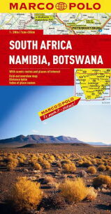 MP mapa  RPA, Namibia, Botswana