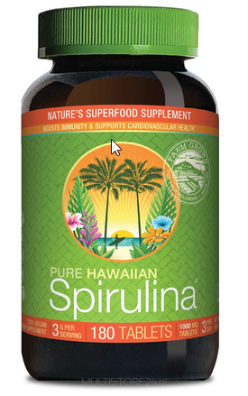 Spirulina Pacifica® hawajska 1000 mg (180 tabletek)