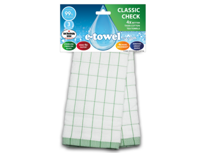 E-cloth ściereczka z mikrofibry i bawełny do kieliszków Green CC E20168