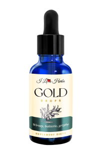 PATHO Gold Drops WIRUSY, BAKTERIE ,GRZYBY Krople Ziołowe od I Love Herbs Suplement Diety 50ml