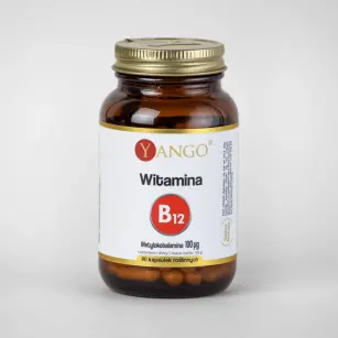 Witamina B12 - Metylokobalamina 100 µg - 90 kaps YANGO