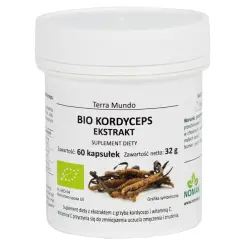 Bio grzyb kordyceps ekstrakt 60 kap