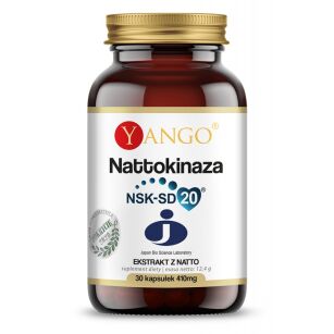 Nattokinaza - NSK-SD 20® - 30 kapsułek Yango