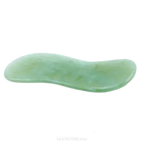 Kamień Gua Sha z jadeitu do masażu twarzy - Wschód - ślimak