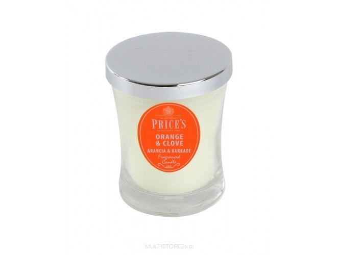 Price's Candles zapachowa świeca w słoiczku - ORANGE & CLOVE 2 wielkosci