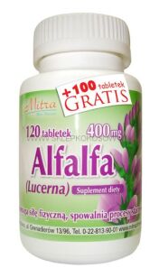 MITRA Alfalfa 220 tabletek x 500mg - lucerna