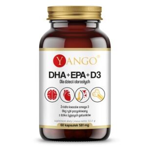 DHA + EPA + D3 - 60 kaps