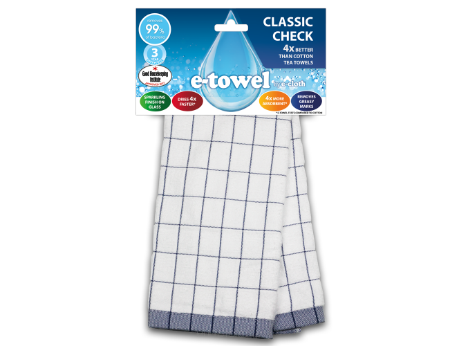 Ściereczka kuchenna Classic Check E-cloth: