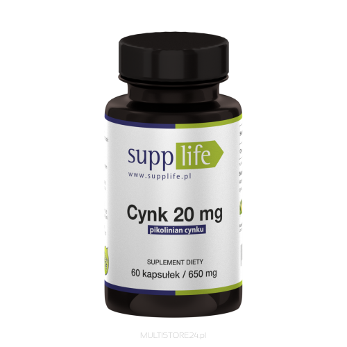 Supplife - Cynk 15 mg - 60 kapsułek