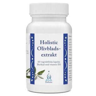Holistic Olivbladsextrakt Liście oliwne 60 kapsułek ekstrakt standaryzowany z liścia oliwnego Olea Europaea L