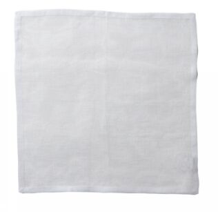 Serwetka bawełniana CLARISSE 45x45 biała