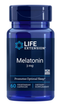 Melatonina 3 mg LifeExtension (60 kapsułek) - suplement diety 