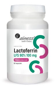 Lactoferrin LFS 90% 100 mg x 60 kapsułek .  -  Aliness