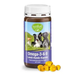 Omega 3-6-9 dla psów 180 kaps
