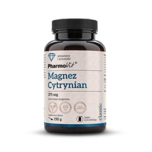 Magnez Cytrynian 375 mg 150 g | Classic Pharmovit
