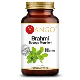 Brahmi - ekstrakt 50% bakozydów - 100 kaps