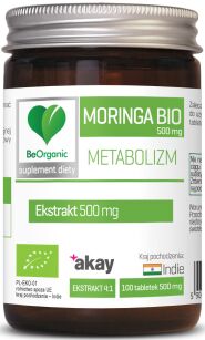 Moringa ekstrakt BIO, 500mg x 100 tabletek