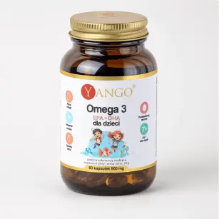 Omega 3 dla dzieci EPA + DHA - 60 kapsułek Yango