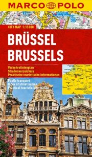 mapa Brüssel / Bruksela Plan miasta