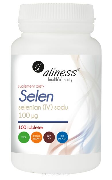 Selen selenian (IV) sodu 100µg x 100 tab. VEGE -  Aliness