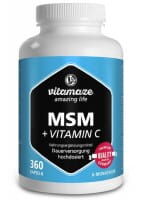 MSM plus witamina C 360 kapsułek Vitamaze 