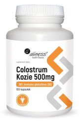 Colostrum Kozie IG 28% 500 mg x 100 kaps -  Aliness